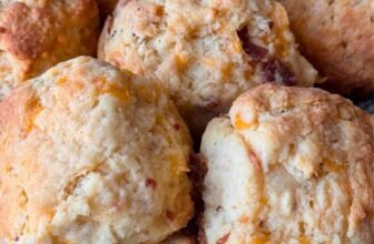 MAPLE BACON CHEDDAR BISCUITS – The Southern Woman Cooks