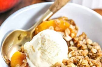Peach Crisp Recipe – Spend With Pennies