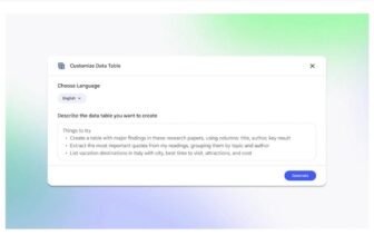 Google’s NotebookLM introduces Knowledge Tables characteristic