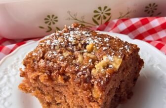 Apple Wacky Cake Recipe (No Eggs, Milk or Butter)
