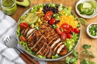 Southwest Salad (with Cilantro Lime Dressing)