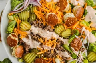 Large Mac Salad (Cheeseburger Salad)