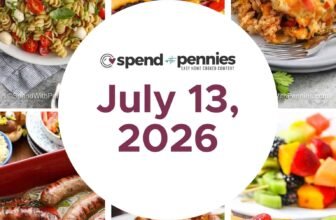 Weekly Meal Plan July 13, 2026