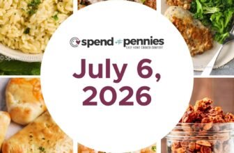 Weekly Meal Plan July 6, 2026