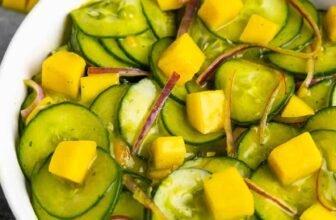 Mango Habanero Cucumber Salad