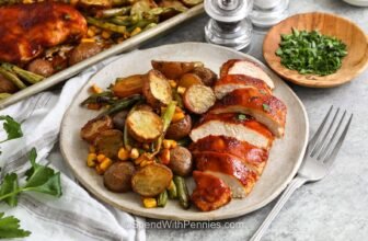 Sheet Pan BBQ Hen