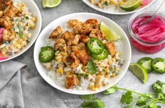 Avenue Corn Rooster Rice Bowl